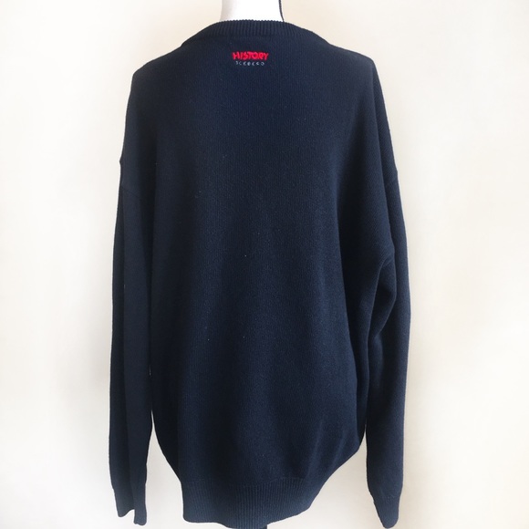 SOLD! ICEBERG History Virgin Wool Sweater Italy - Picture 6 of 8